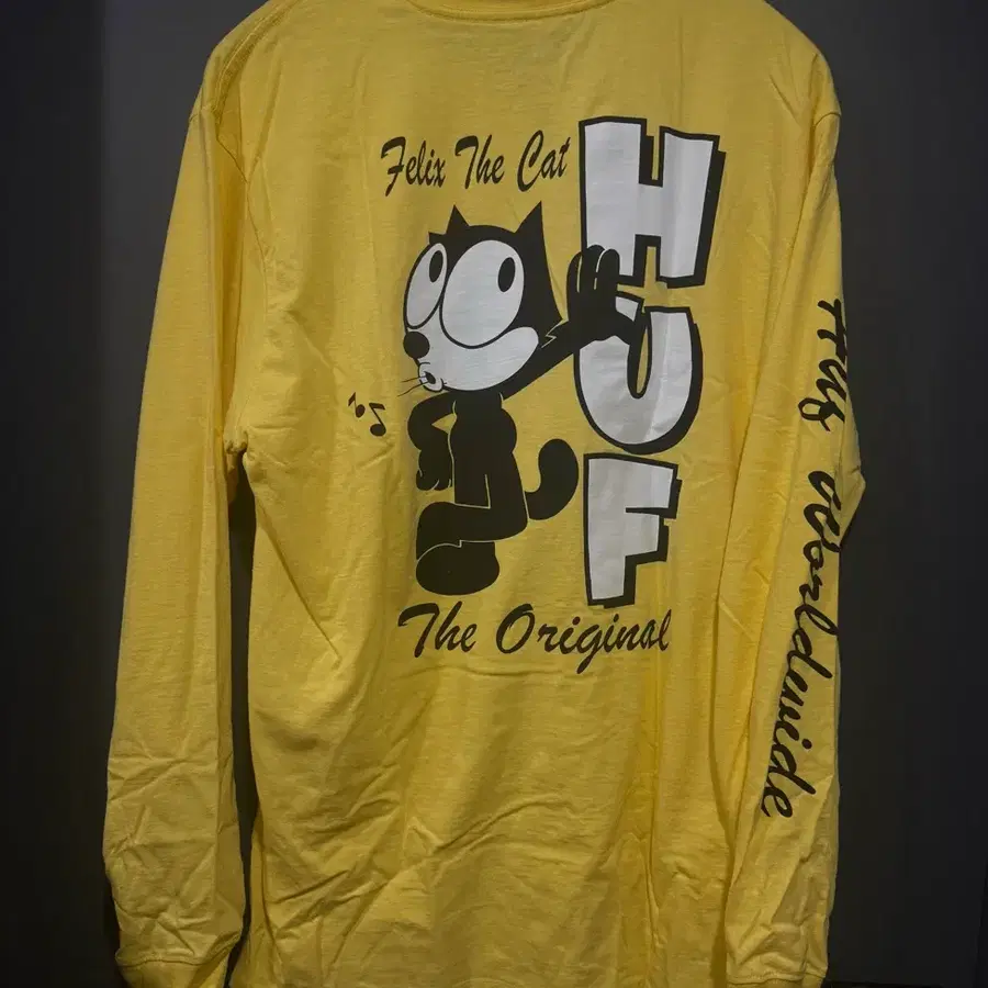 (XL) HUF 허프 X Felix The Cat 콜라보 롱슬리브 아카이브 한정판