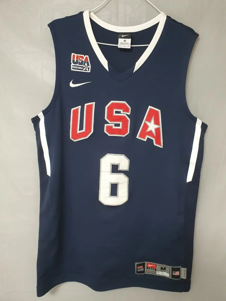[나이키 정품] 2010년 FIBA 터키 세계선수권대회 USA 농구 유니폼 6번 르브론 제임스