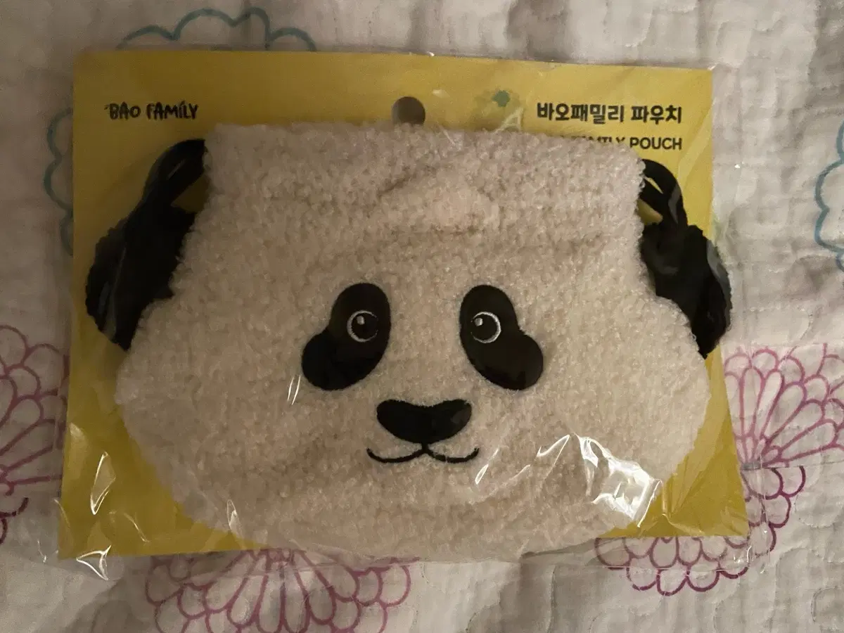 바오패밀리 아기판다 조리개 파우치