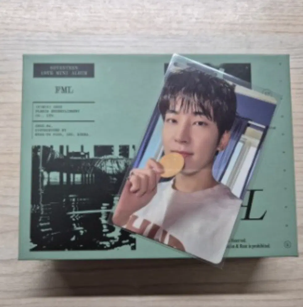 세븐틴 FML 키트 kit 앨범 원우