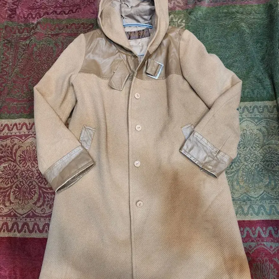 BALMAIN 일본 베이지 코트