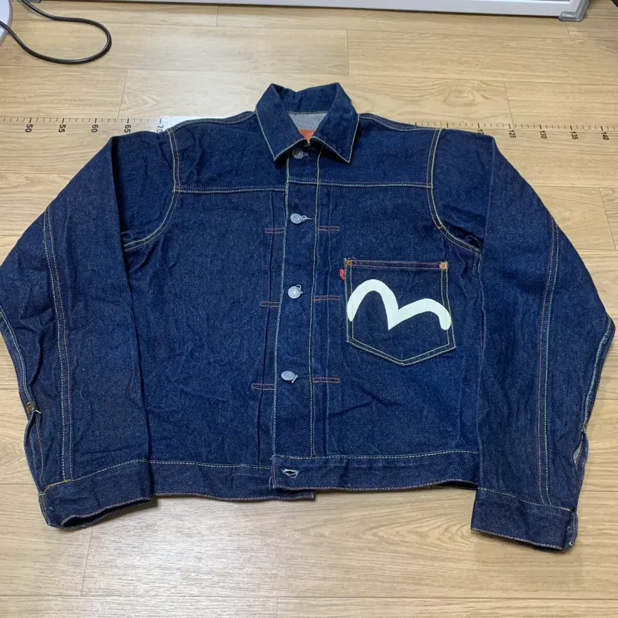 95] [희귀 샘플 개체] 에비수(EVISU Japan) TYPE-1 지쟌 데님 자켓 (YAMANE 라인)