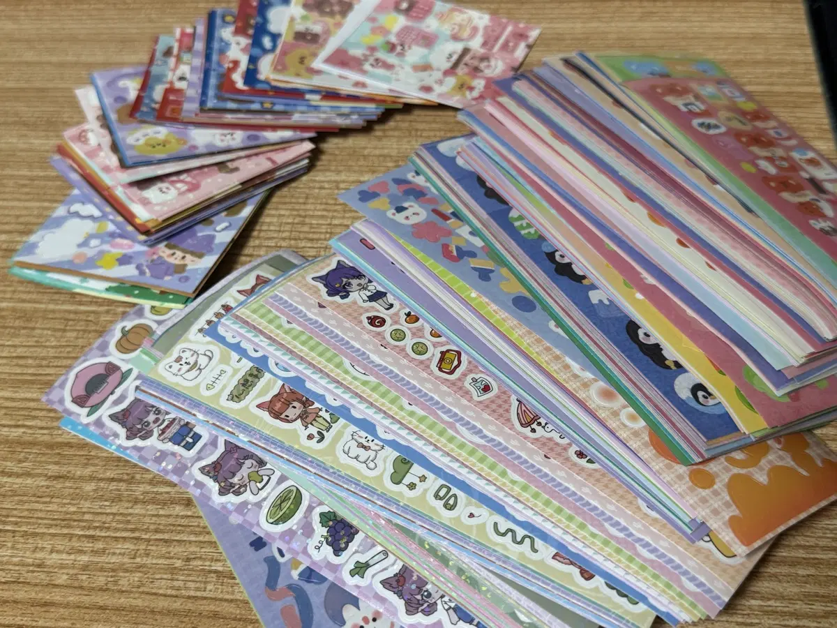 다꾸 스티커팩 300장 이상
