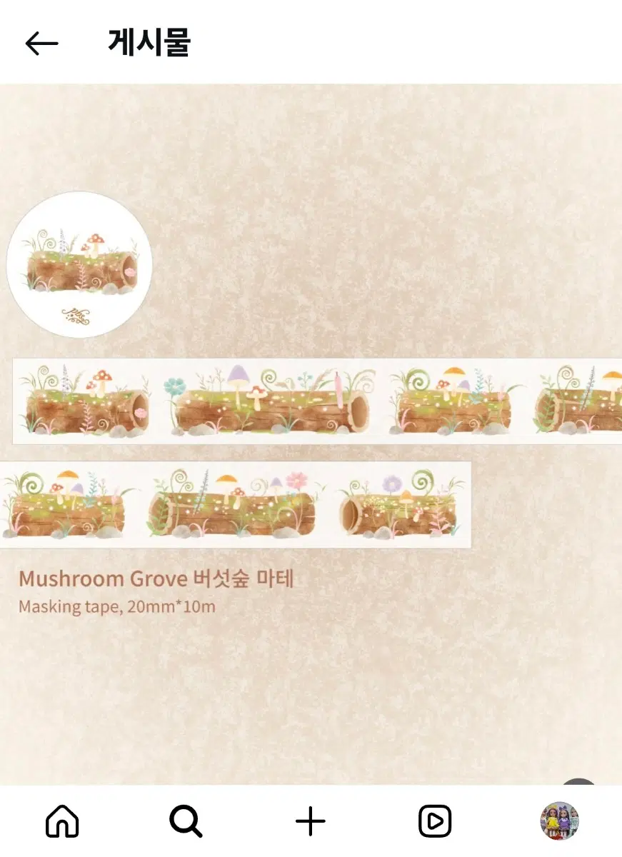펄리버튼-버섯숲마테