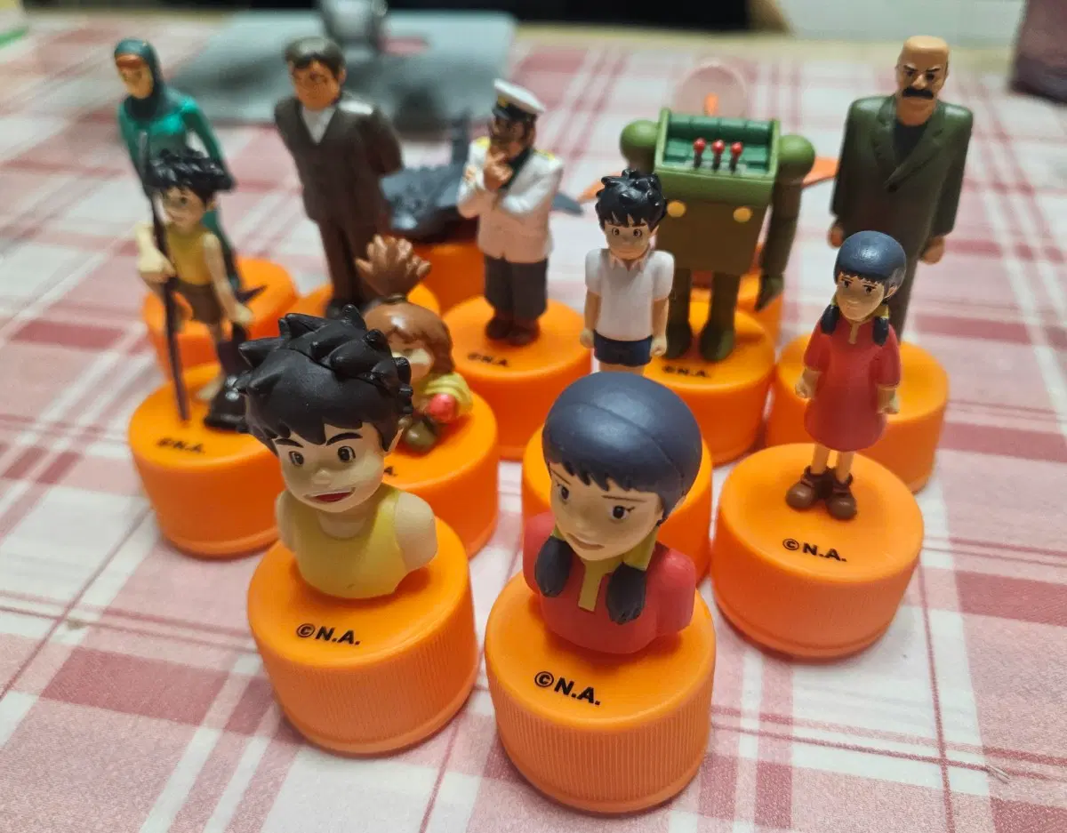 미래소년 코난 보틀캡 피규어