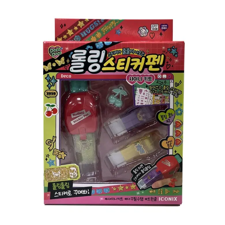 아이코닉스 데코데코 롤링 스티커펜 샤이니 키트