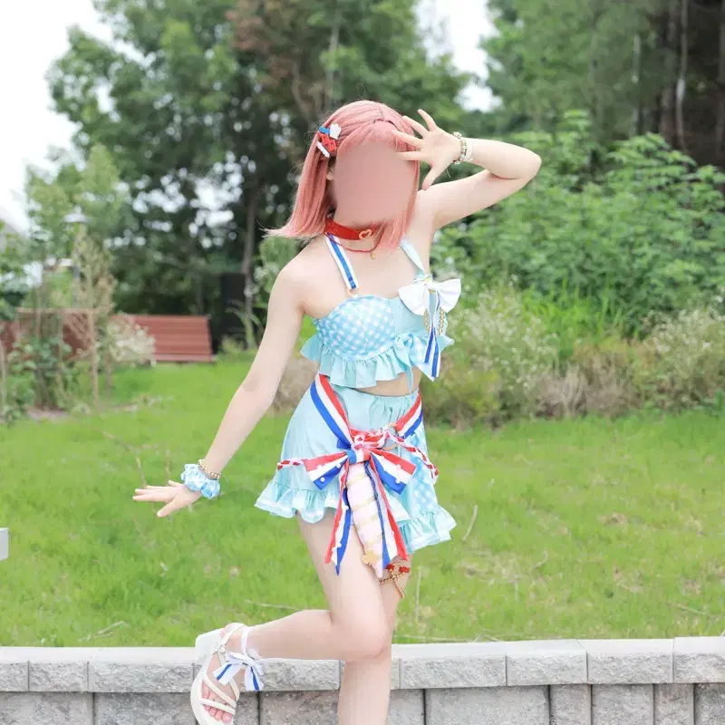 프로젝트 세카이 파라솔사이다 하나사토 미노리 코스프레
