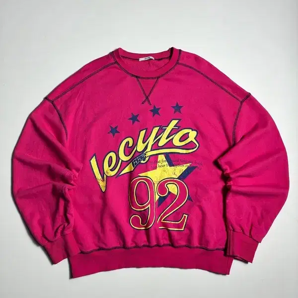 레씨토 LECYTO 92 스타 오버 맨투맨 R4148