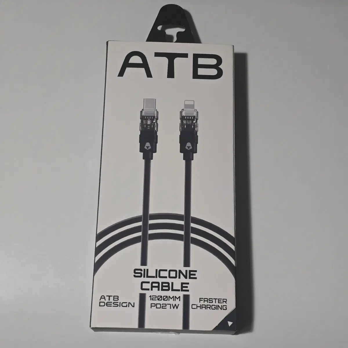(덤 가능)ATB 실리콘 케이블 1.2m PD27W