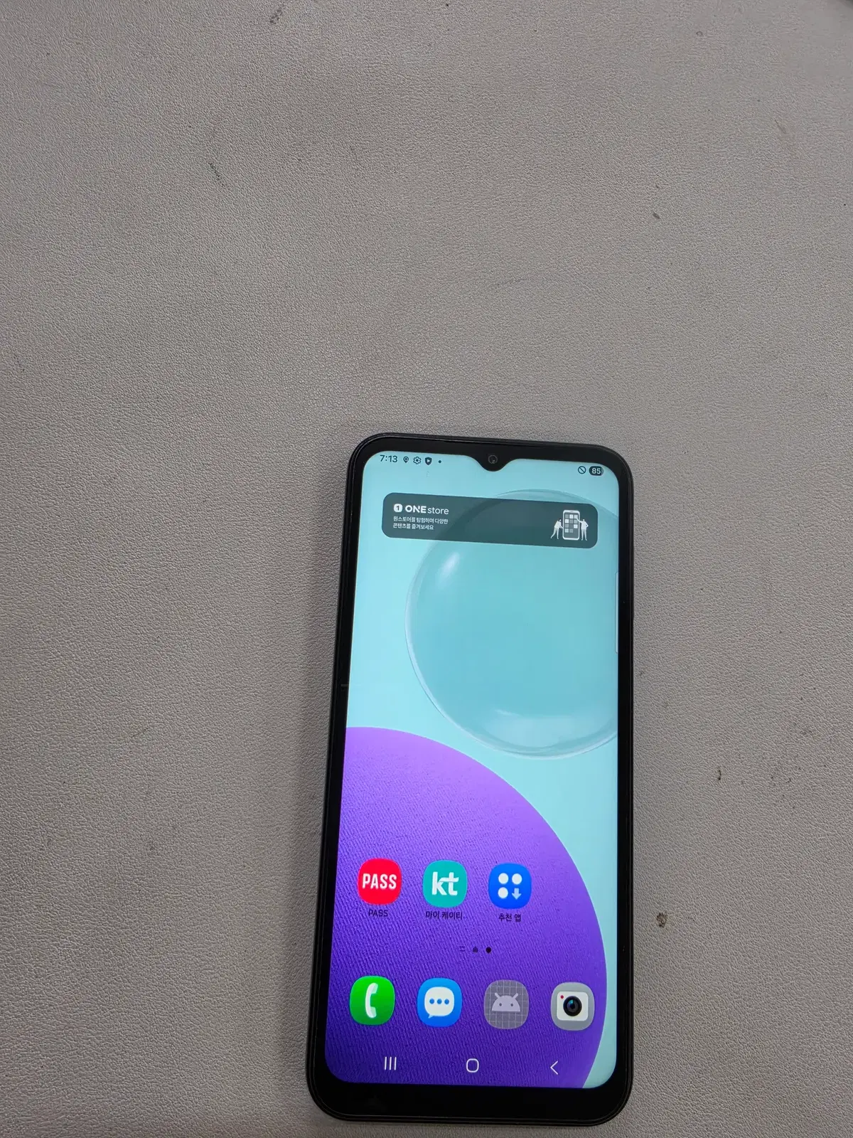 갤럭시 점프3 무잔상 정상공기기 중고폰