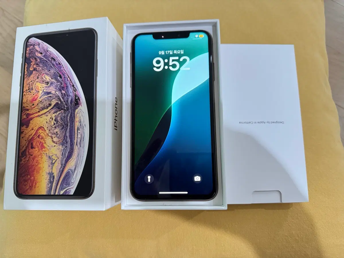 애플 아이폰 XS MAX 256GB 배터리 100%