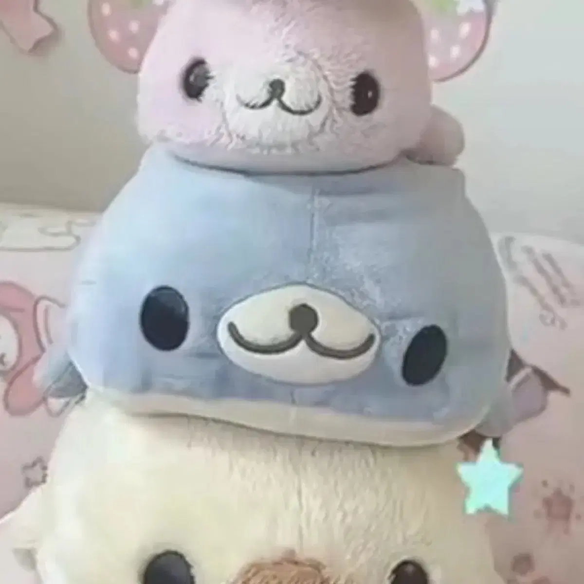 (고정가)30cm 대형 마메고마 점 박이 마메 스티커 아님!