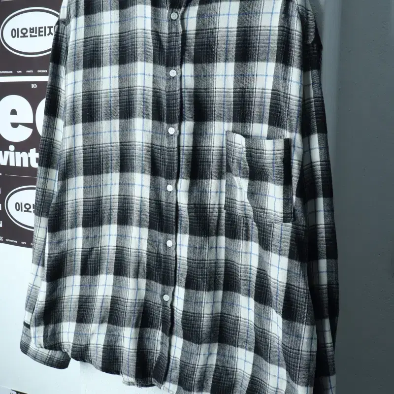 (L-XL) 굿라이프웍스 셔츠 남방 오버핏 체크 플란넬-H39767