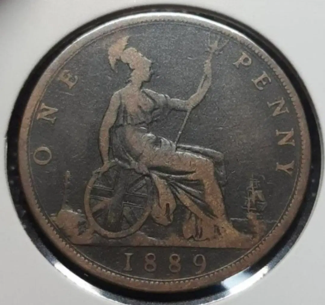 영국 빅토리아 1889년 1페니.외국주화 주화 화폐 동전