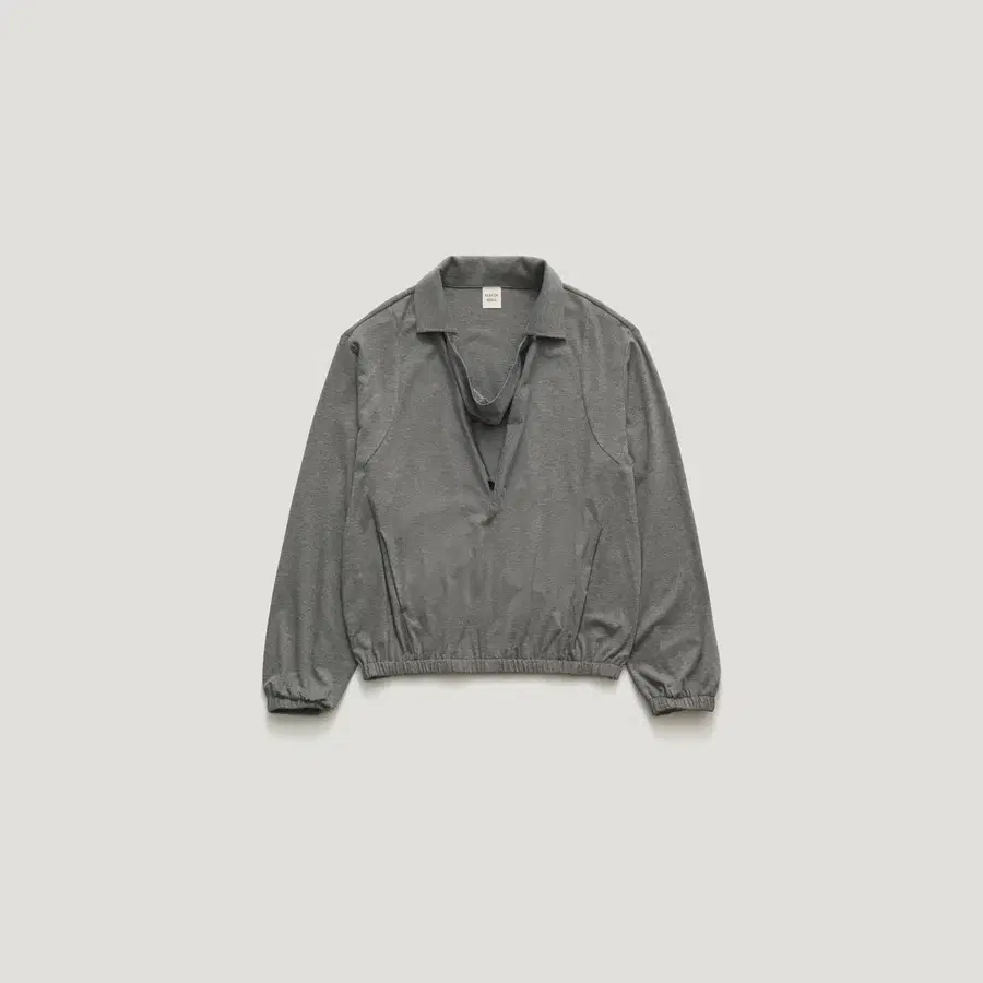 파르벵 블라우스 ORVE HALF DRAPED-COLLAR JERSEY TOP