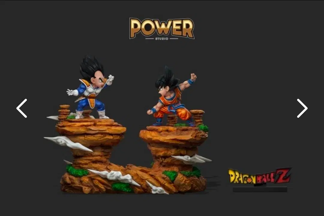 power 드래곤볼 파워사 애니버서리 에디션 오공 베지터 레진월콜 피규어