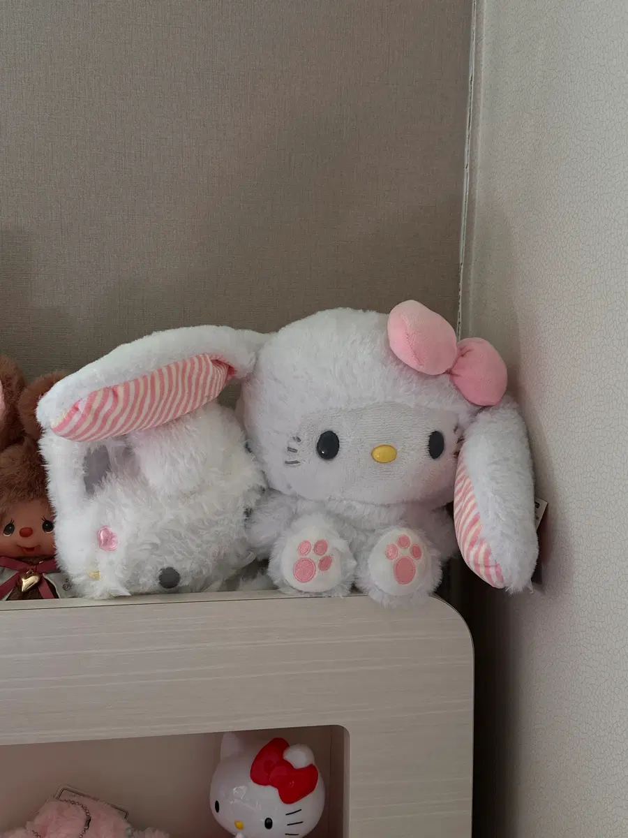 고전키티 인형 롭이어 부활절 키티 토끼 인형