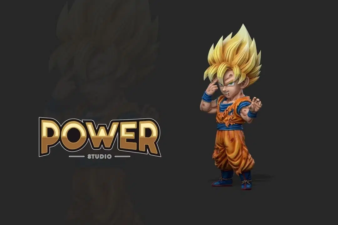 power 드래곤볼 파워사 순간이동 오공 레진월콜 피규어