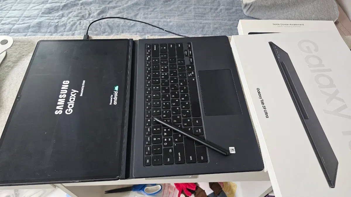 삼성 갤럭시 탭 S9 울트라 S펜 정품 키보드케이스 포함