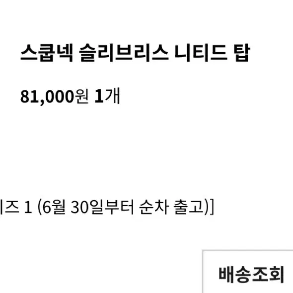 아비에무아 스쿱넥 슬리브리스 니트나시
