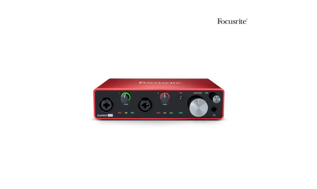 Focusrite Scarlett 4i4 오디오 인터페이스
