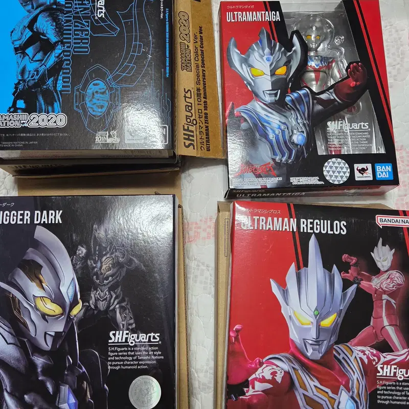 shf 울트라맨 4종
