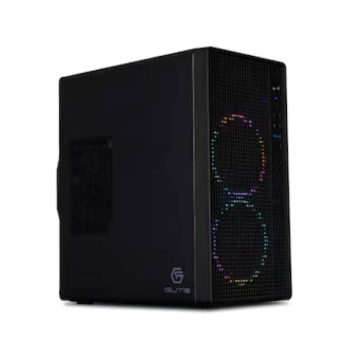 미니타워 M-ATX 컴팩트 PC케이스 통풍 메쉬 블랙