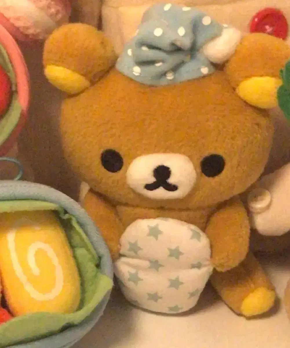 고전 리락쿠마 인형 키링