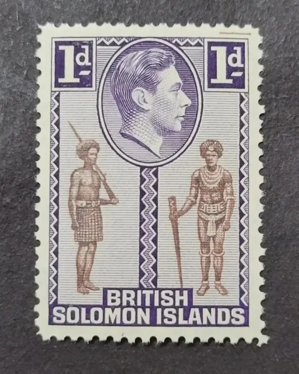 1939년 영국 킹조지6세 기념 우표British Solomon Islands