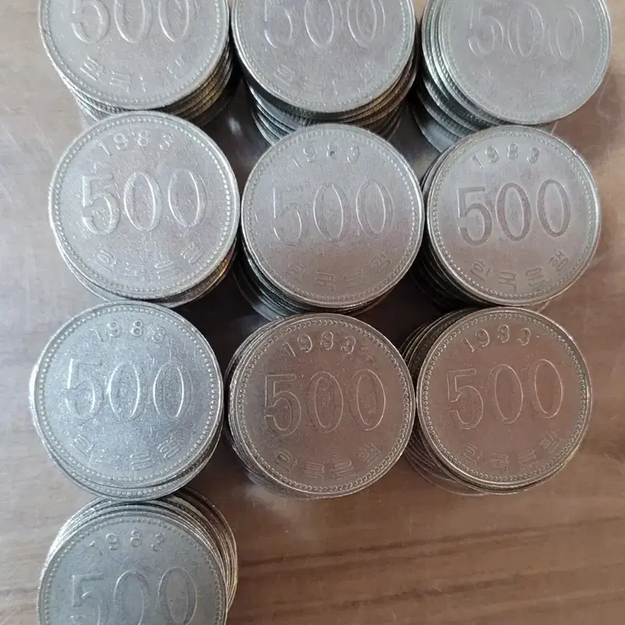 동전 1983년 500원 1984년 500원 총 200개일괄