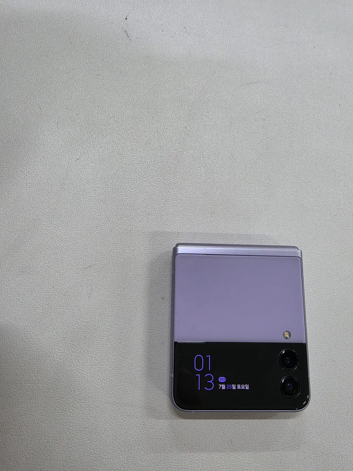 갤럭시 Z플립3 라벤더 무잔상 정상공기기 중고폰