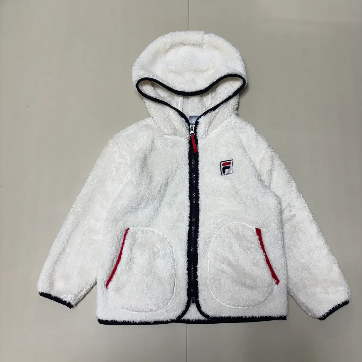 FILA 키즈 플리스 후드집업 120