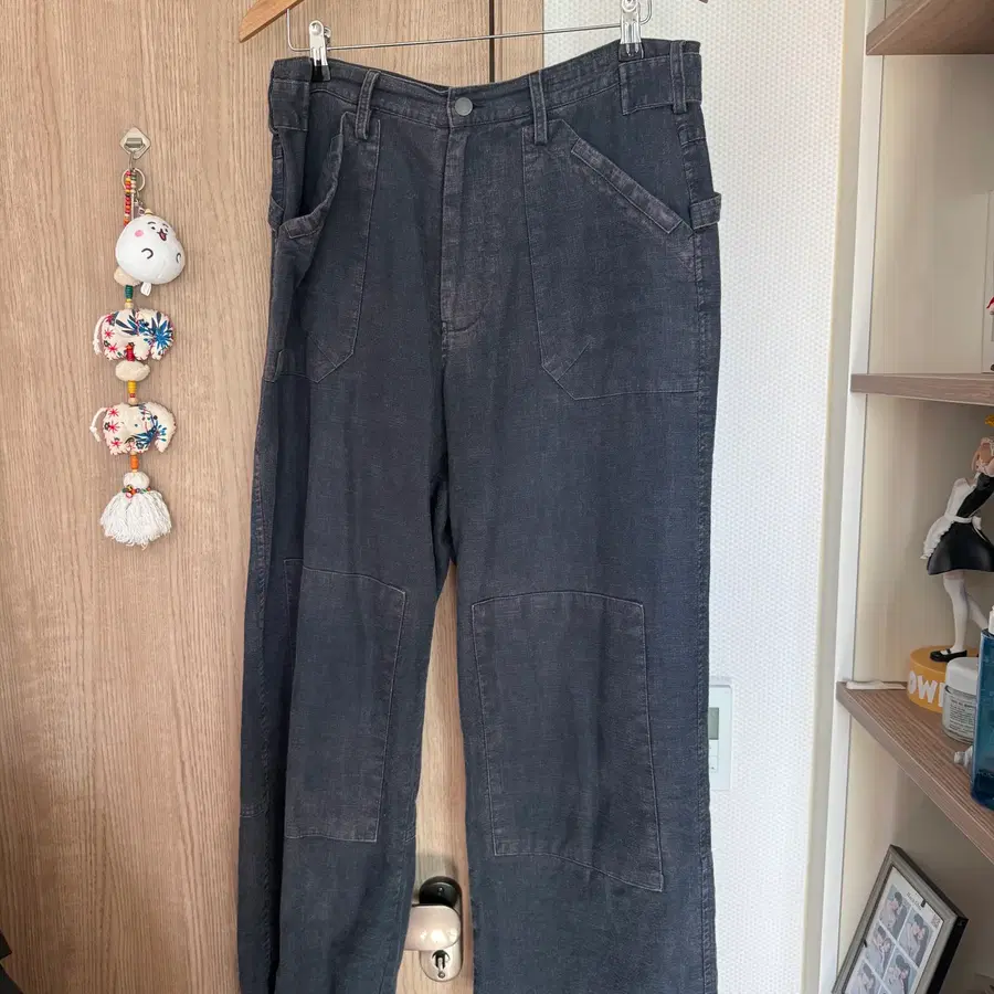해칭룸 VTG 원워시드 더블니 팬츠 4