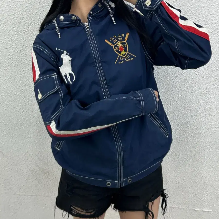 폴로 랄프로렌 화이트빅포니 치프키프 후드자켓 S