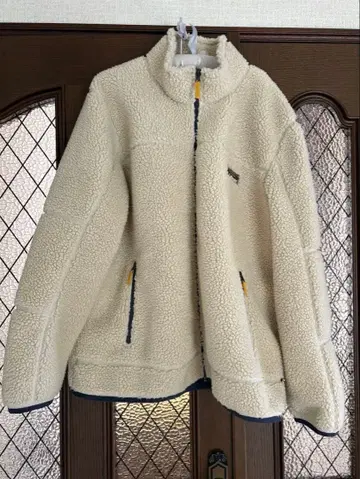 L.L.Bean 보아 자켓 플리스 아이보리 XXL