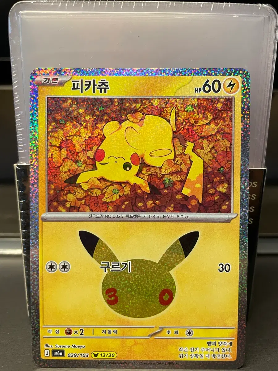 [포켓몬 카드] 30주년 피카츄 13번