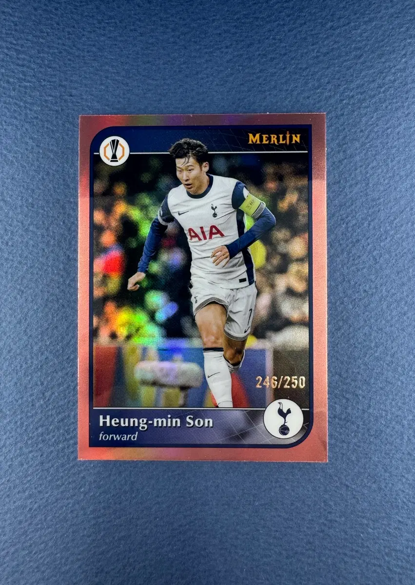 2024-25 Topps Merlin Chrome UEFA 손흥민 Rose Gold Refractor 250장한정