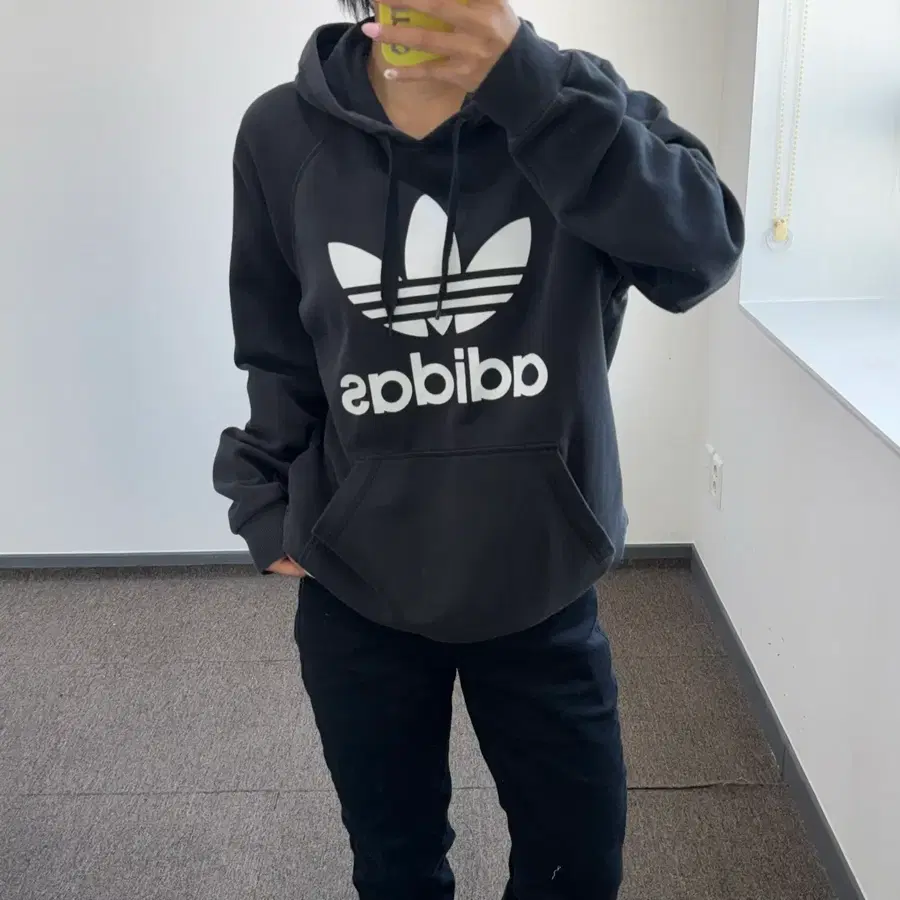 Adidas 아디다스 빅 파이어버드 블랙 후드티
