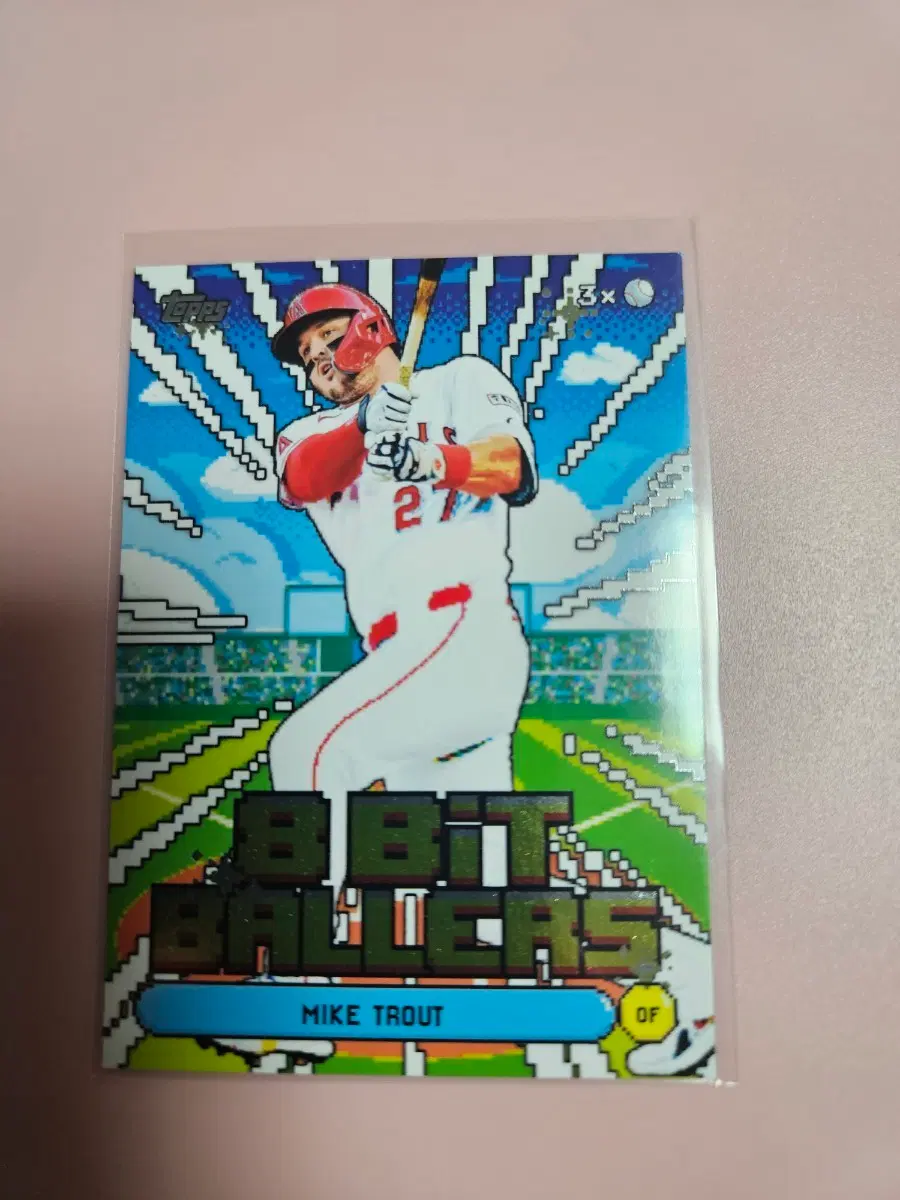 에인절스)마이크 트라웃 2025 Topps 8 Bit Ballers