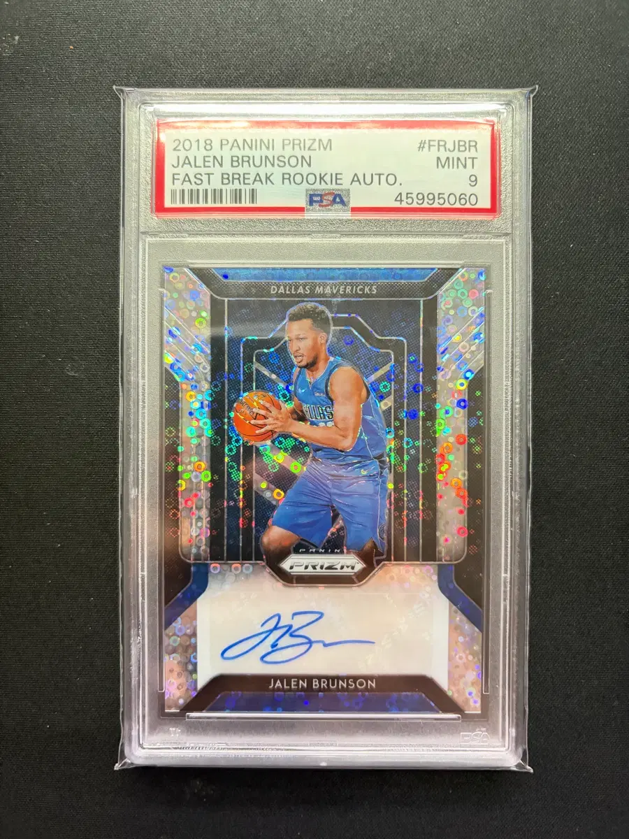 2018 파니니 프리즘 JALEN BRUNSON 카드 루키 오토 psa9