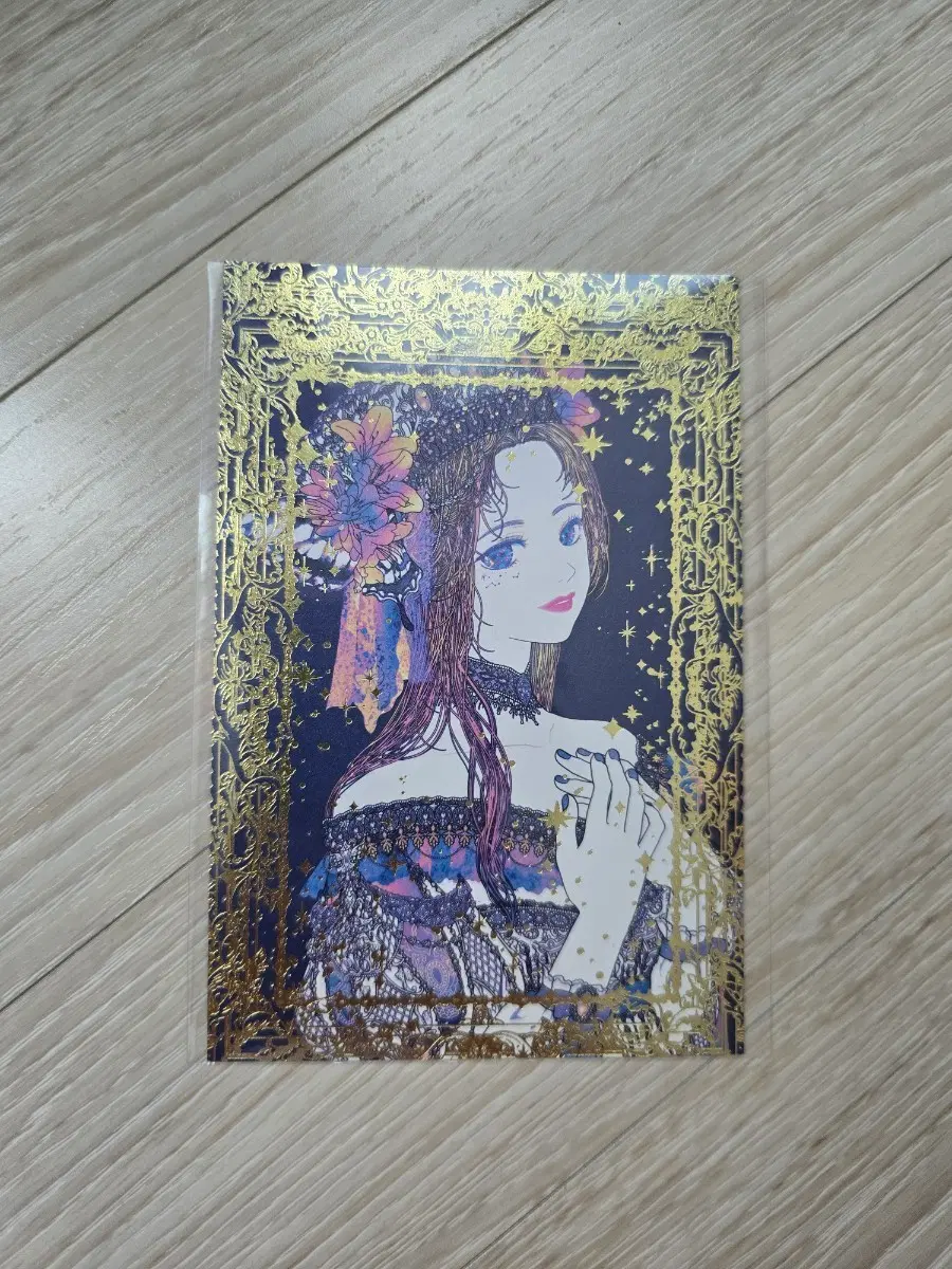 새상품 일러스트레이터 일러스트 엽서 리벳 작가 나비소녀2