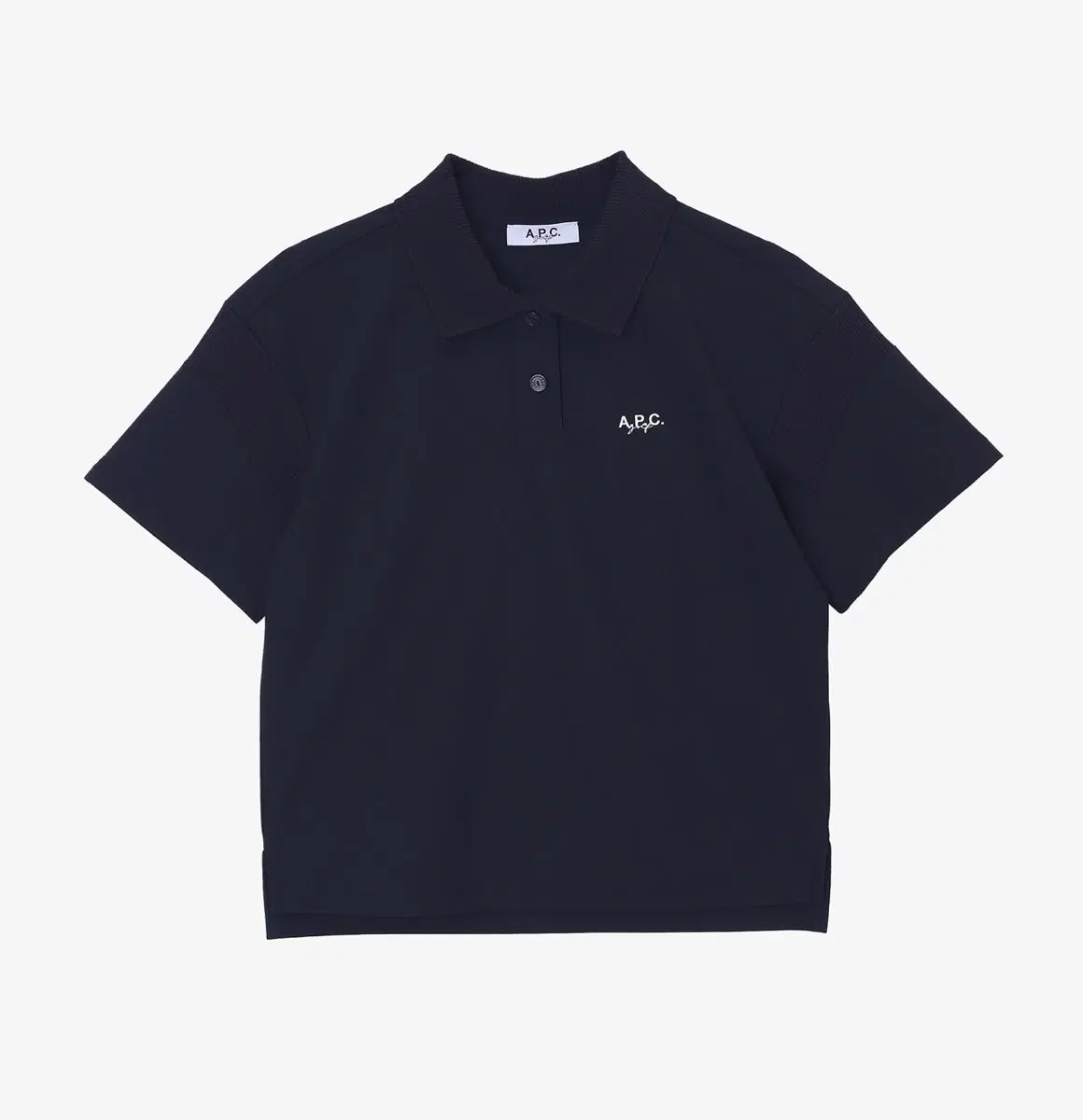 (@땡처리)A.P.C. golf 빅로고 카라넥 반소매 티셔츠