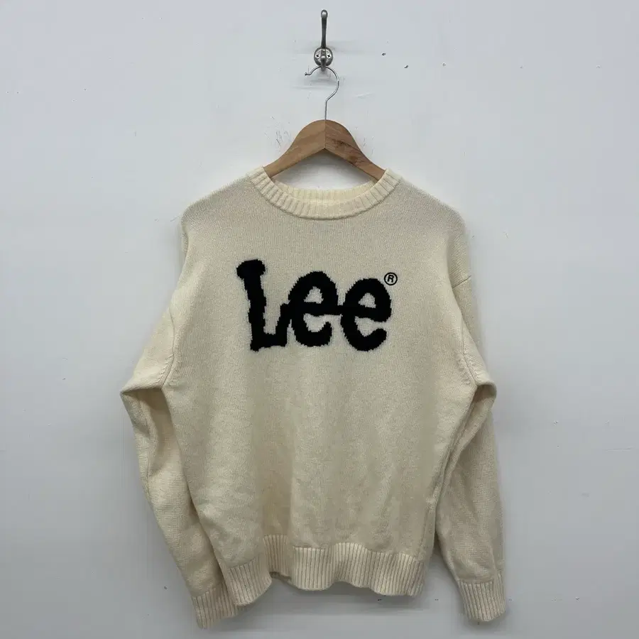 Lee 리 빈티지 니트 아이보리 남녀공용L