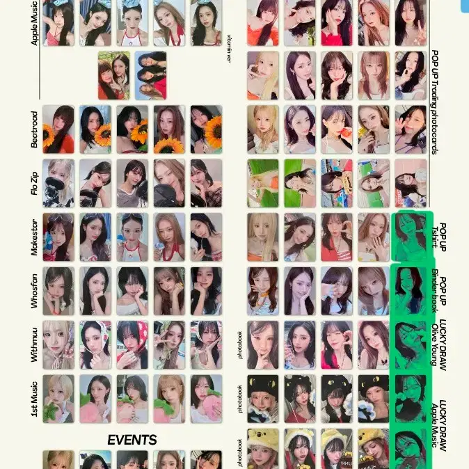 프로미스나인Glow ME특전포카 구합니다