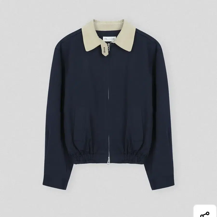 틸아이다이 Corduroy collar 2-way blouson 블루종 점퍼 자켓