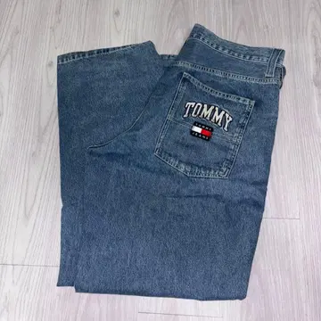타미 진스 블루 데님 팬츠