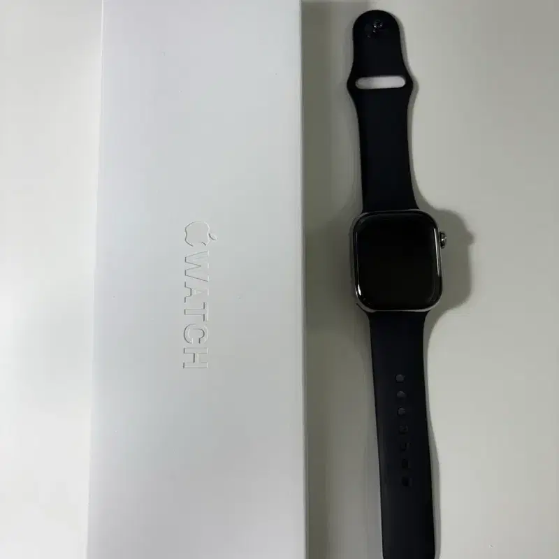 애플워치11 내추럴 티타늄 42mm gps 셀률러
