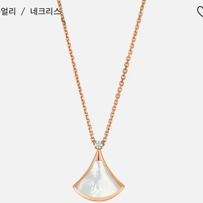 정품 불가리 디바스드림 목걸이 (풀박)