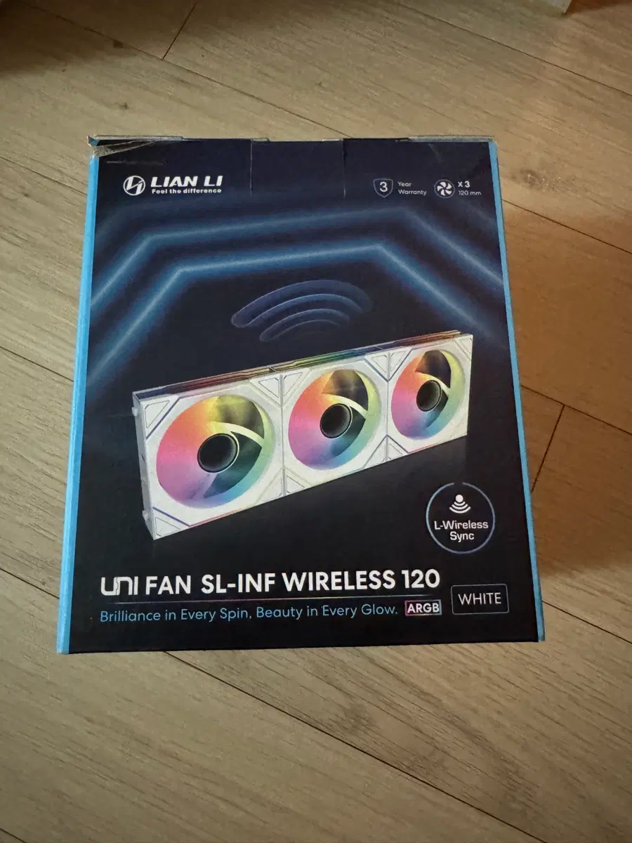 리안리 SL-INF 와이어리스 무선 120mm 2개