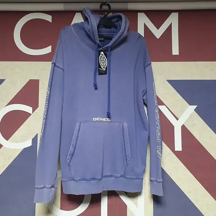 디키즈 Dickies 후드티 빈티지 레터링 티셔츠 M 95 L 100 사이즈 블루